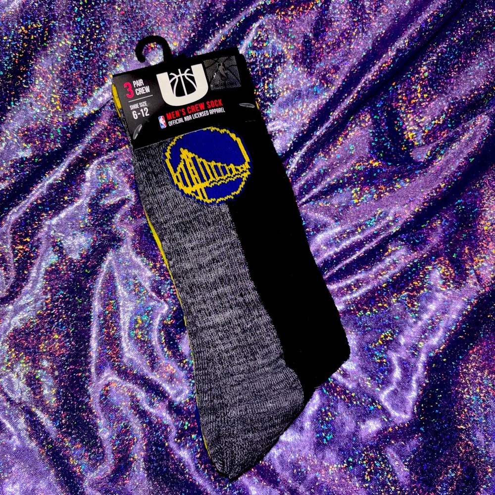 NBA Warriors Men’s Socks